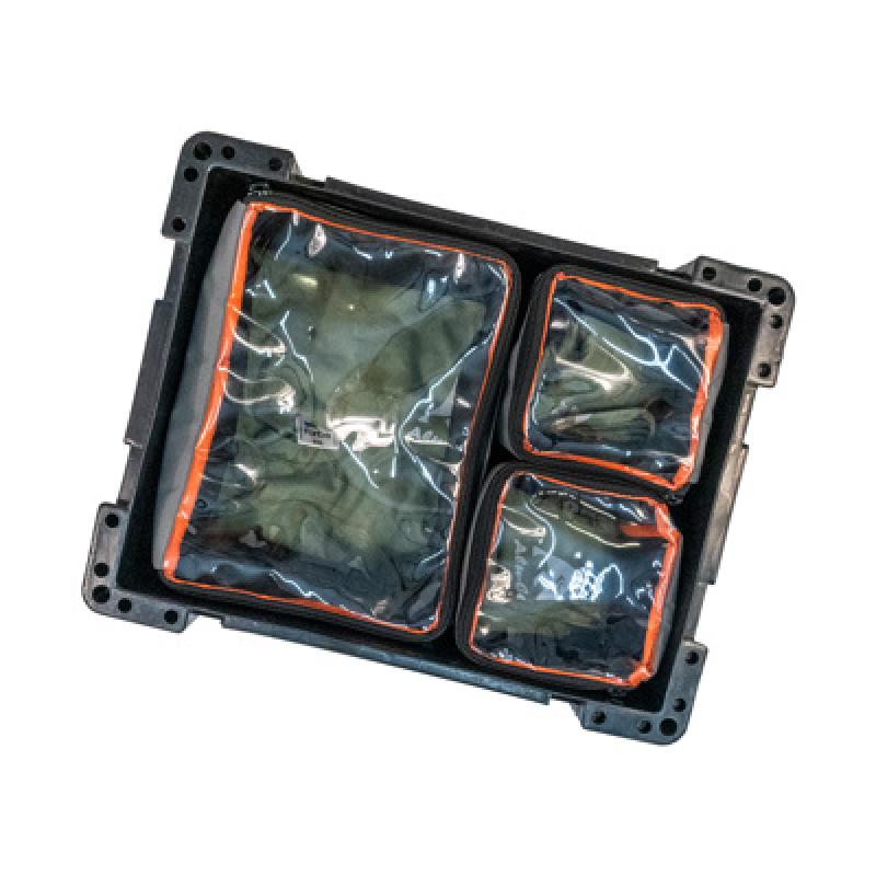 Alu-Cab Ammo Box Organizer-Taschen (Kit: 2x klein, 1x groß)